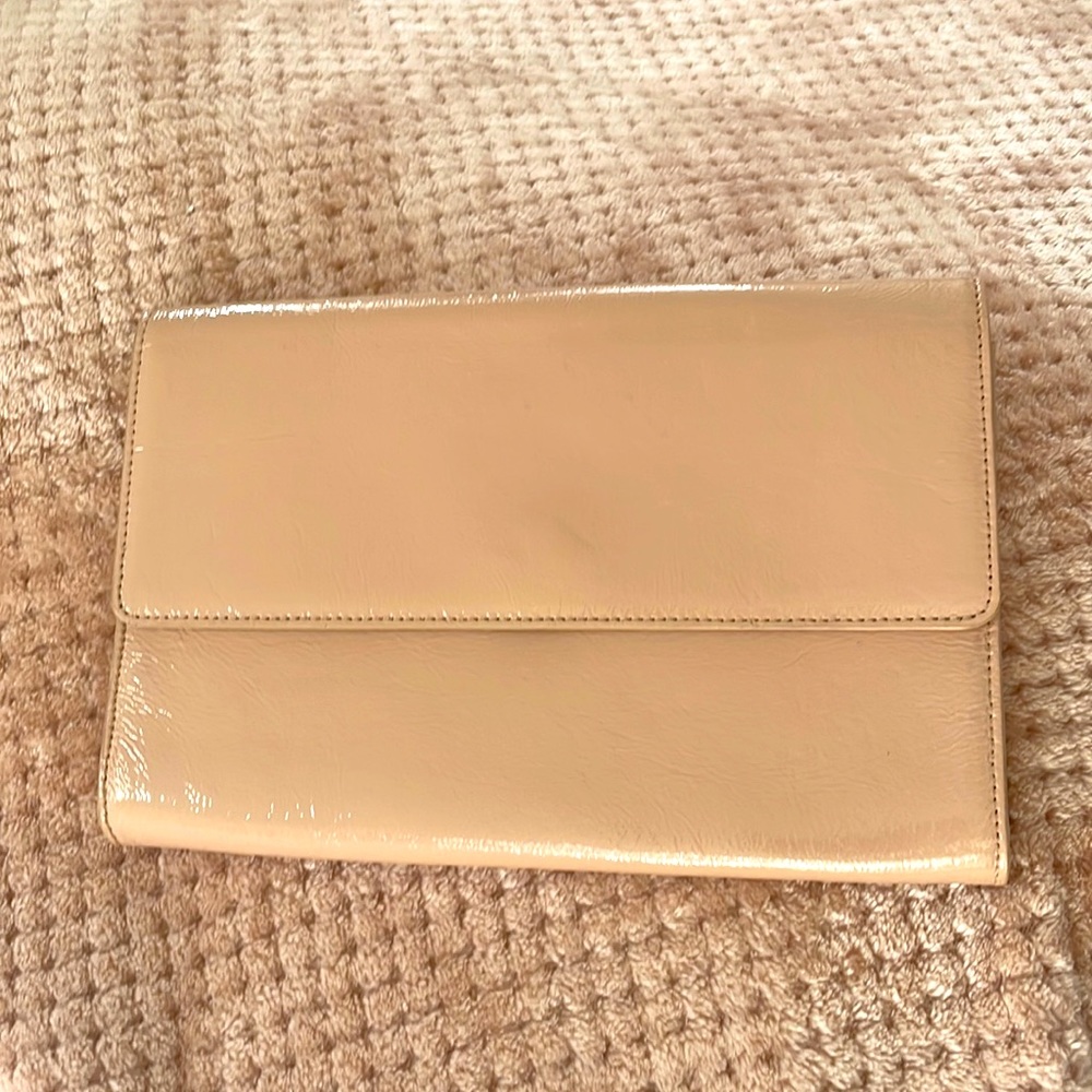 NWOT | Halogen Blush Pink Leather Wallet Clutch Bag